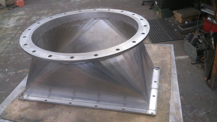 Stainless Steel Fabricated Transition Pieces G & A Precision